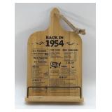 BACK IN 1954 CUTTING BOARD FACTS