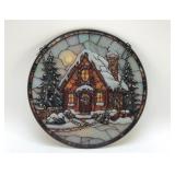 WINTER COTTAGE SUN CATCHER 8'