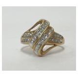 10K GOLD RING SIZE 6.5 2.48G