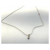 10k Gold Pendant with Diamonds