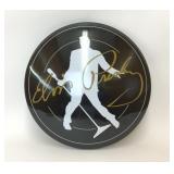 ELVIS PRESLEY SILHOUETTE DOME METAL SIGN