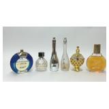 6 ASSORTED PERFUMES IN PERFUME BOTTLES