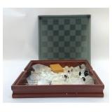 MULTI GAME SET CHESS, DOMINOS, CRIBBAGE