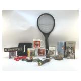 ASSORTED TREASURES, MUGS, NASCAR, SERENGETI