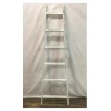 RUSTIC WHITE WOODEN LADDER
