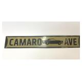 CAMARO AVE METAL SIGN