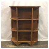 ART DECO STYLE SEMI CIRCULAR BOOKSHELF
