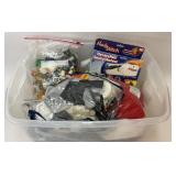 ENTIRE TOTE OF SEWING CRAFTING SUPPLIES