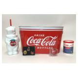 COCA-COLA ICE TUB & OTHER COCA-COLA ITEMS