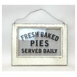 RUSTIC FRESH BAKED PIES KITCHEN SIGN