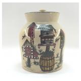 HOME AND GARDEN PARTY POTTERY BIRDHOUSE COOKIE JAR