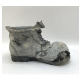 OLD BOOT WITH MICE PLANTER