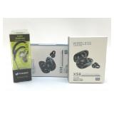 WIRELESS EARBUDS AND ACTIVE HEADPHONES