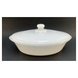 1950S GLASS BAKE CASSEROLE 10'
