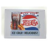 PEPSI COLA METAL SIGN