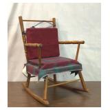 MINIATURE DOLL OR CHILDS ROCKING CHAIR