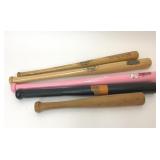 5 MINIATURE BASEBALL BATS
