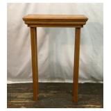 TALL WOOD PLANT STAND WALL TABLE