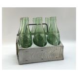 VINTAGE COCA-COLA CARRIER WITH BOTTLES