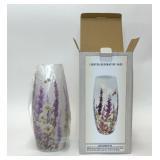 FLORAL LIGHTED DECORATIVE VASE UNUSED
