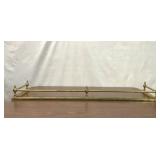 VTG BRASS FIREPLACE FENDER
