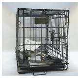 iCRATE SMALL ANIMAL CRATE WITH DISHES