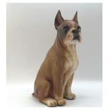 BOXER DOG STATUE COMPOSITION 13'