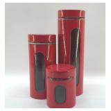 RED CANISTER SET