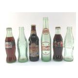 6 SODA BOTTLES COCA COLA