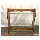 SOLID WOOD FLOOR STANDING QUILT RACK