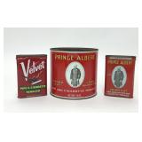 3 VTG TOBACCO ADVERTISING TINS PRINCE ALBERT