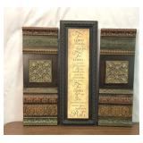 3 PIECE RELIGIOUS WALL DECOR