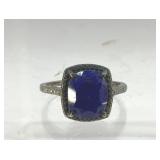 925 STERLING SILVER RING SIZE 8 1/2 4g