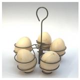 ANTIQUE CHICKEN, EGG WIRE CARRIER