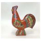 NILS OLSSON HAND PAINTED SWEDISH DALA ROOSTER