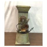 Rustic metal water fountain