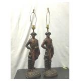 PAIR OF MATADOR LAMPS