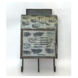 EMBOSSED METAL WALL MOUNTED MAILBOX