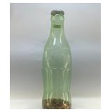 VINTAGE COCA-COLA, TALL BANK WITH COINS