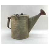 VTG GALVANIZED WATERING CAN 12"