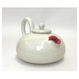 VTG 1977 FITZ & FLOYD LIP SERVICE CERAMIC TEAPOT