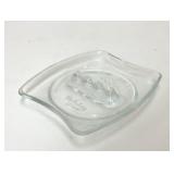 VTG CLEAR GLASS HOLIDAY INN ASHTRAY