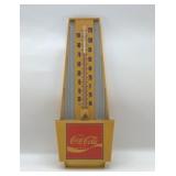 1970S COCA-COLA PLASTIC PYRAMID THERMOMETER