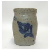ROWE POTTERY WORKS STONEWARE CROCK COBALT