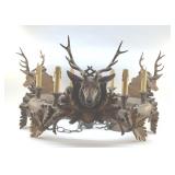 OKLAHOMA CASTING CO. STAG CHANDELIER