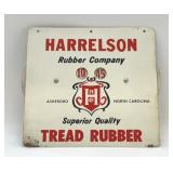 PORCELAIN HARRELSON RUBBER COMPANY STORE SIGN