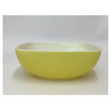VTG YELLOW PYREX SQUARE HOSTESS BOWL 1.5QT