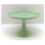 TALL JADEITE CAKE STAND 7"