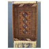 VTG INDIAN BKHARA DESIGN RUG