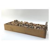 DRAWER FULL OF CLAY PIPE FRAGMENTS